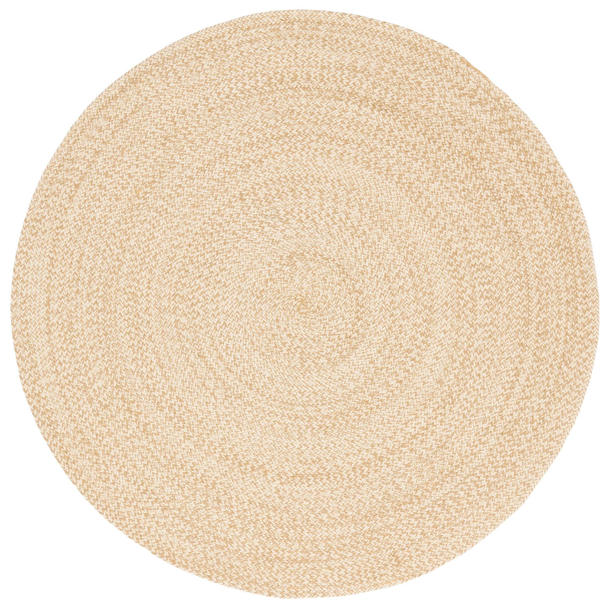 NATURFASER TEPPICH HANDGEFERTIGT JUTE KAYA RUND - Beige, Textil (80/80cm) - Pergamon