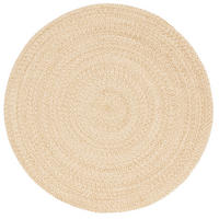 NATURFASER TEPPICH HANDGEFERTIGT JUTE KAYA RUND - Beige, Textil (150/150cm) - Pergamon