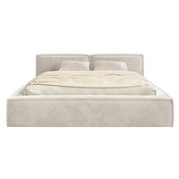 POLSTERBETT Tilves Slim Greige 200x200 cm - Taupe/Schwarz, Kunststoff/Textil (200/200cm) - Selsey