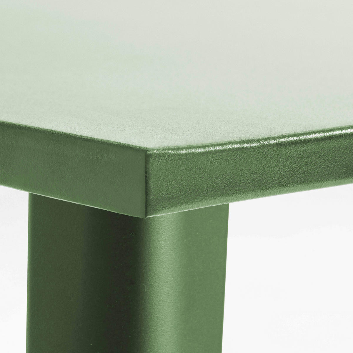 HOCHTISCH, Kaktusgrün - Grün, Metall (120/60/101cm) - Oviala