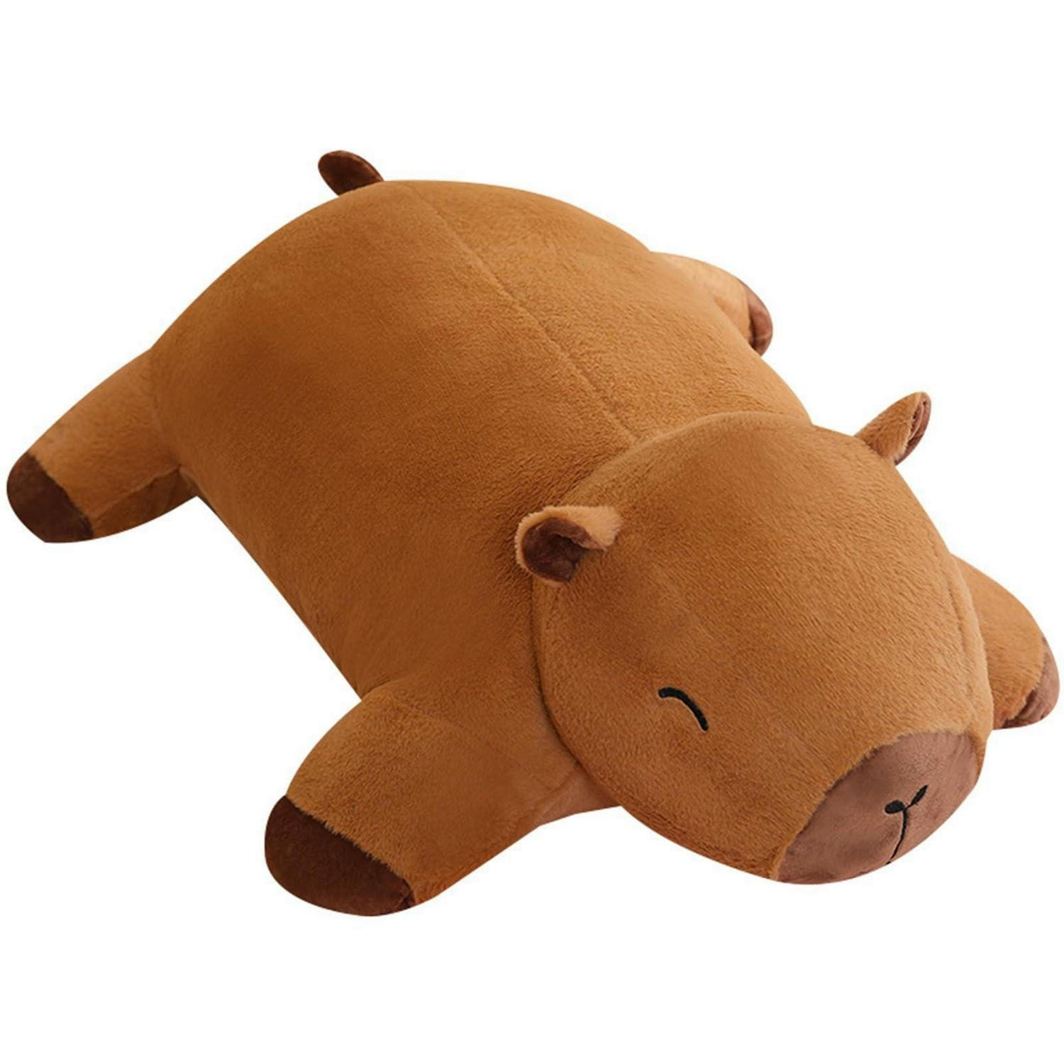PLÜSCHKISSEN Capybara 60 cm - Braun, Textil (30/60cm)