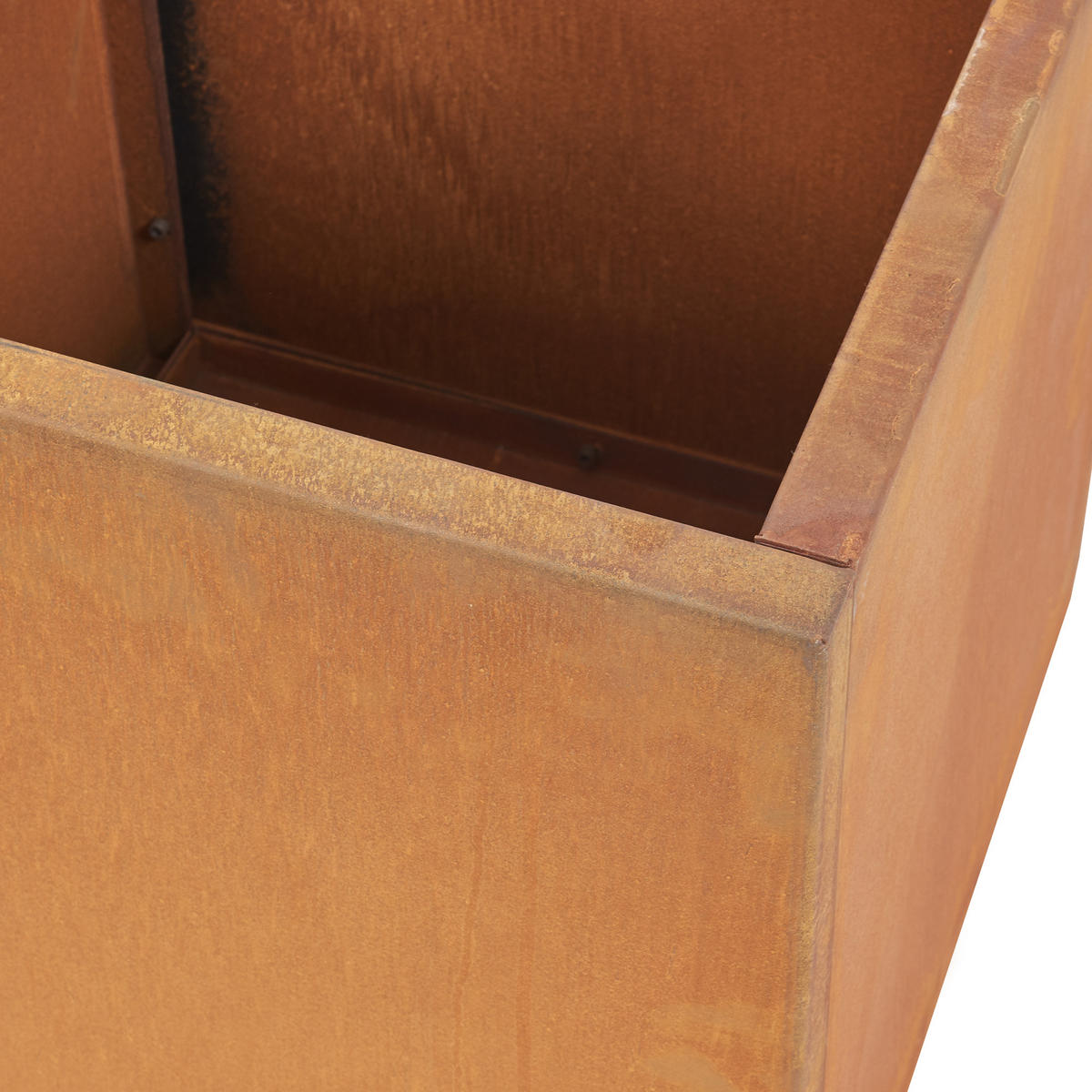 KVĚTINÁČ Vaargel - rezavá, kov (50/50/50cm) - casa.pro