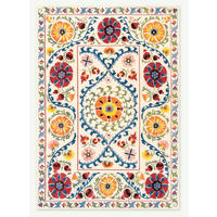 TEPPICH Flachgewebe Orient TABRY Weiß 240 x 340 cm - Weiß, Textil (240/340cm) - Novatrend