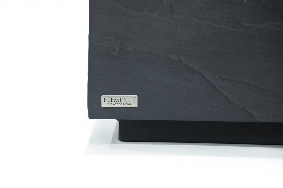 COUCHTISCH COLORADO aus GF-Beton Rechteck, Wetterbeständig, 86x66x36 cm - Dunkelgrau, Naturmaterialien (86/66/36cm) - Elementi