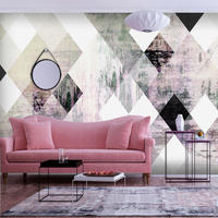 SELBSTKLEBENDE FOTOTAPETE 441/315 cm - Pink/Weiß, Kunststoff/Textil (441/1cm) - KUNSTLOFT