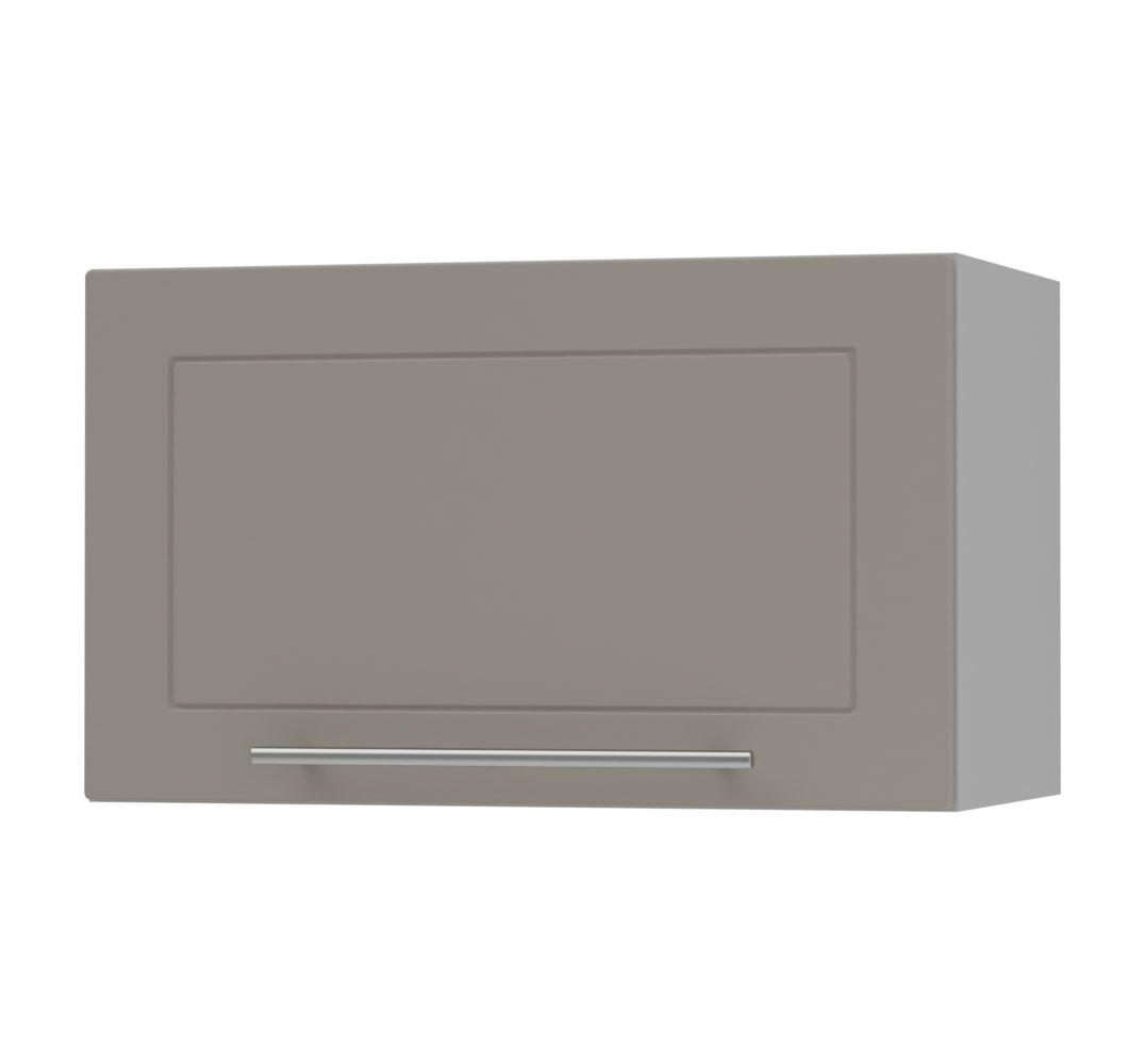 KLAPPHÄNGESCHRANK Kvantum W4B/60 Beige Matt / Grau Matt 60 / 32,5 / 36cm - Beige/Grau, Holz/Holzwerkstoff (60/36/32.5cm) - Feldmann-Wohnen