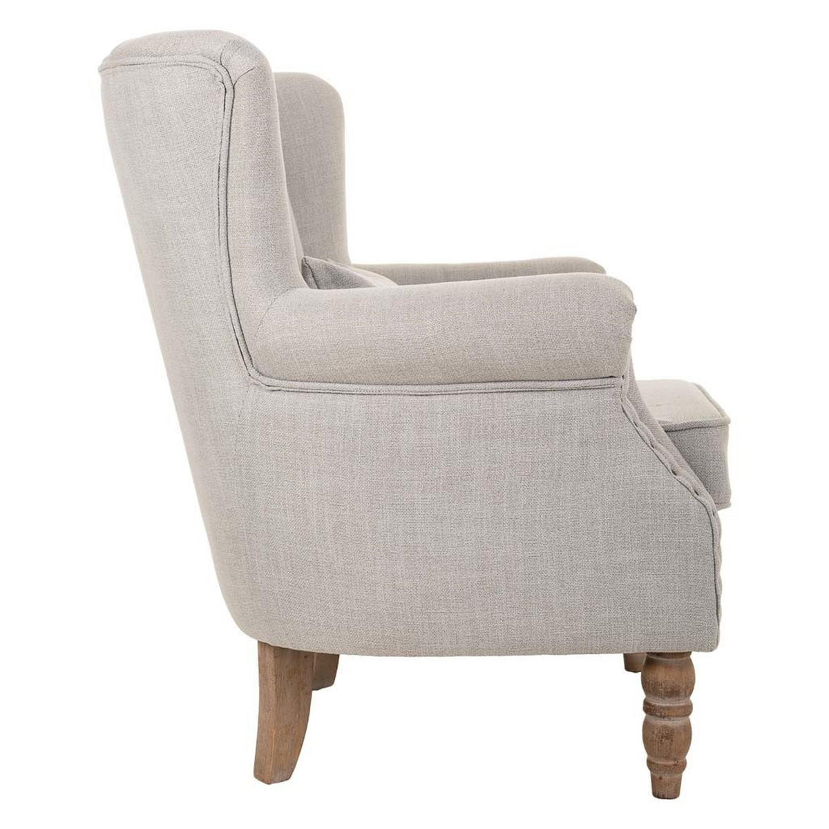 SESSEL gepolstert 73x59x43/87 cm - Grau, Holz (73/87/59cm) - Wanderlust