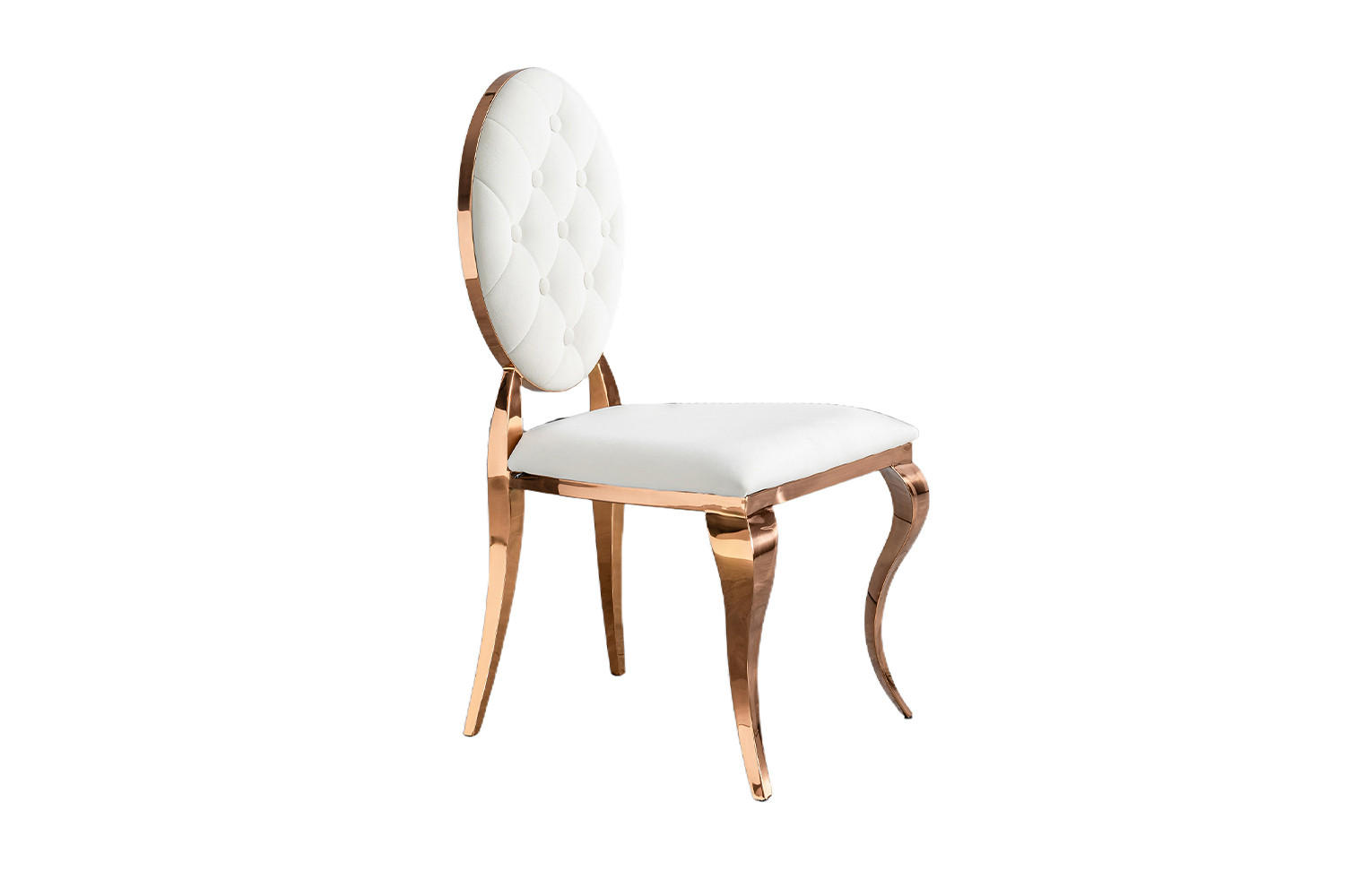 ESSZIMMERSTUHL LINDA Cremeweiß Velvet - Creme, Textil (50/92/56cm) - KAWOLA