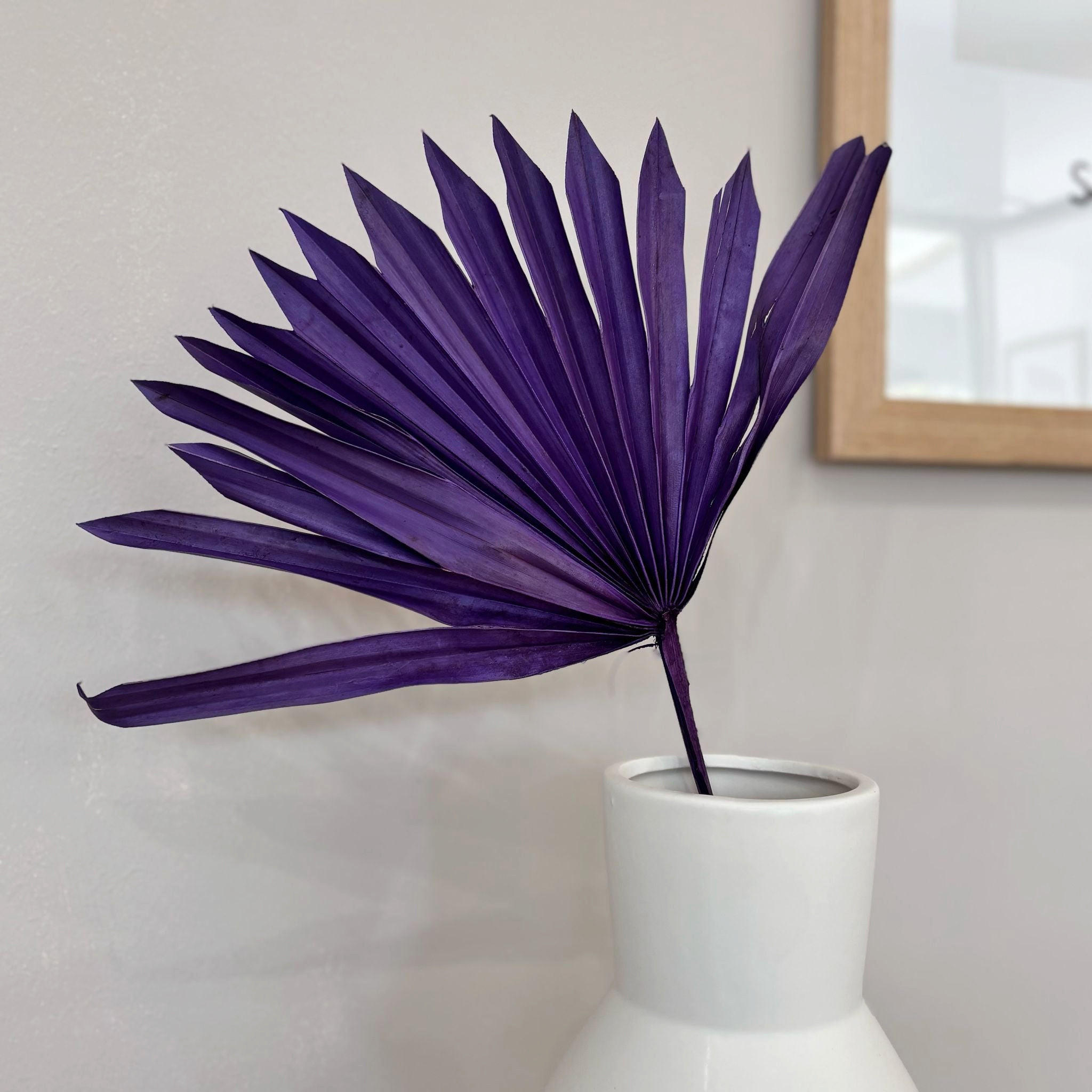 PALMBLATT "Sun Cut" - 1x / lila / 40 cm - Lila, Naturmaterialien (40cm) - Lykke & You
