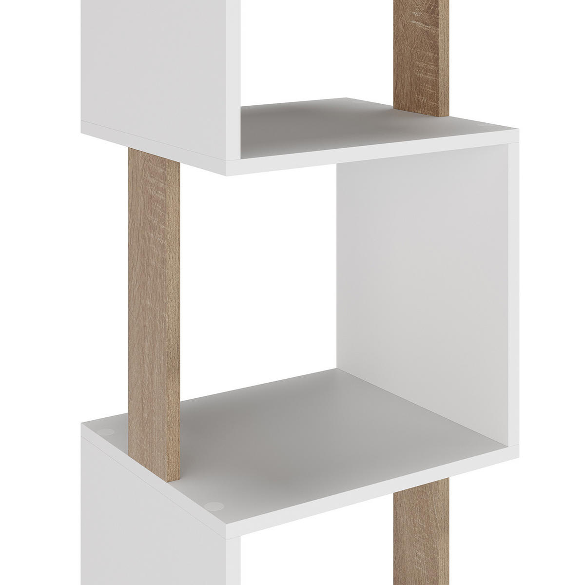 REGAL Maldivas 5 fächern weiß - Weiß, Holzwerkstoff (35/161/30cm) - VS Venta-stock