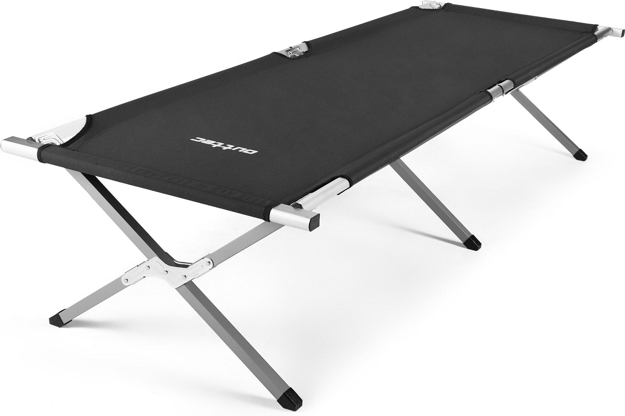 CAMPINGBETT 203/62/45 cm - Schwarz, Metall (62/45/202cm) - Outtec