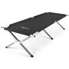 CAMPINGBETT 203/62/45 cm - Schwarz, Metall (62/45/202cm) - Outtec
