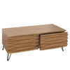 COUCHTISCH Beige - Beige, Holzwerkstoff (55/110/46cm) - MCW