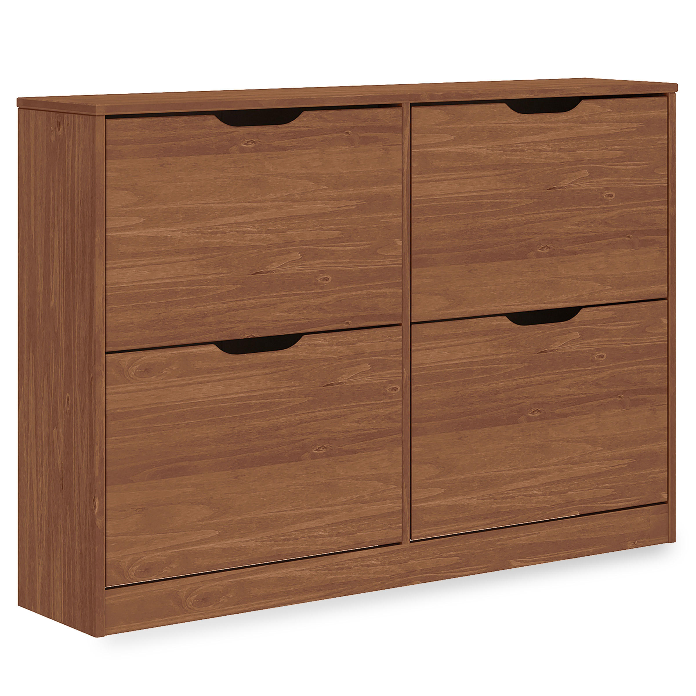 SCHUHKIPPER BASIL Kastanie - Kastanienfarben, Holz (115/79/25cm) - IDIMEX