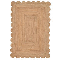 JUTETEPPICH Jute Braided Casper Beige - Beige, Textil (191/279cm) - Kukoon Rugs
