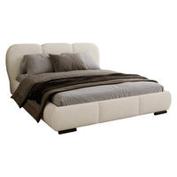 POLSTERBETT Rosa - Eichefarben/Creme, Holz/Textil (160/200cm) - MIRJAN24