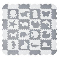 KINDER PUZZLEMATTE Timon (36 Teile) - Grau, Kunststoff (189/1/189cm) - Juskys