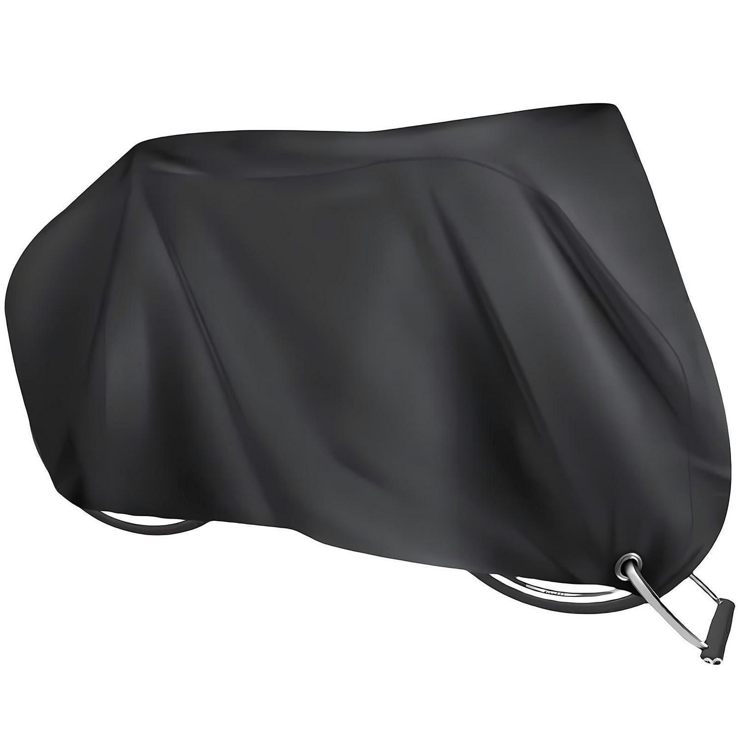 FAHRRADABDECKUNG für 2 Fahrräder 200 x 70 x 110 cm Wasserdicht UV-beständig - Schwarz, Kunststoff (70/110/200cm)