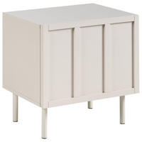 NACHTTISCH Hellbeige Clunes - Beige, Holzwerkstoff (40/50/50cm) - Beliani