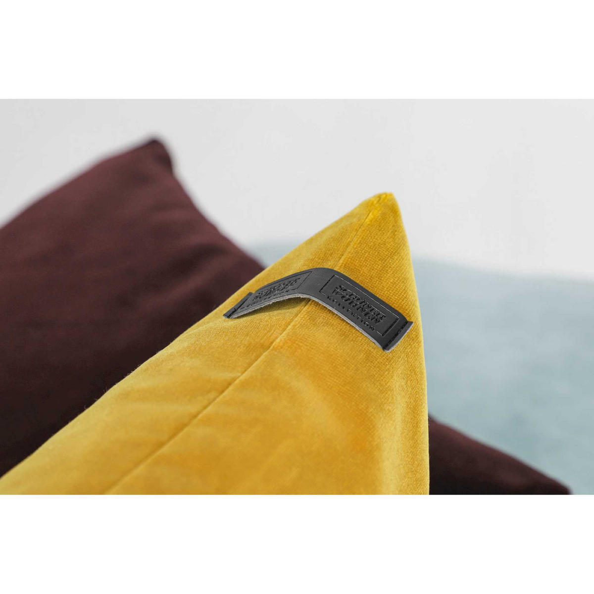 KISSENHÜLLE SOUL - Goldfarben, Textil (45/45cm) - Schöner Wohnen