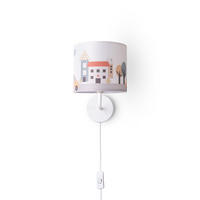 KINDERZIMMERLAMPE Luca Wl Cap 318 - Hellrot, Metall (18/26.9/20.9cm) - Paco Home