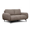 SOFA FEBE 2-Sitzer, beige - Beige/Schwarz, Holz/Textil (160/82/96cm) - Courtois Laville