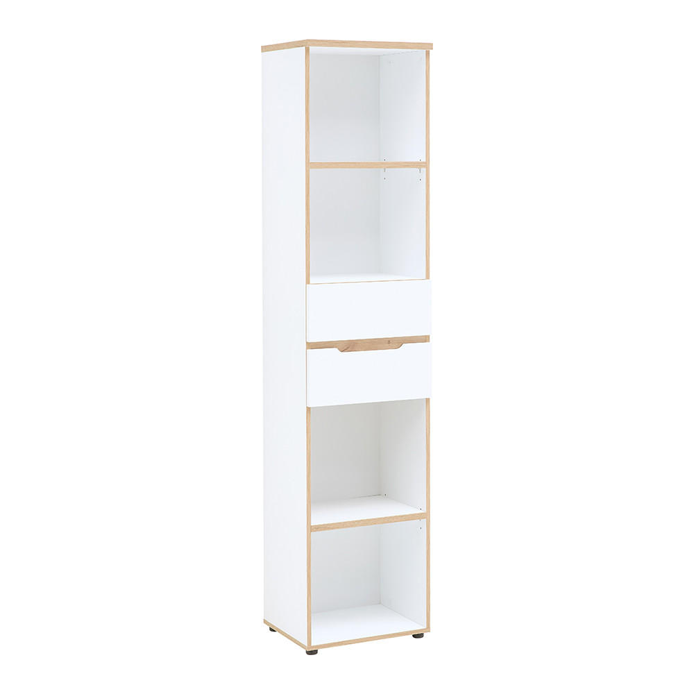 Lomado Aktenregal Weiß 45x197x38 cm