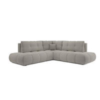 ECKSOFA Grau SOHI Curio 83 Ausziehbar Mit Schlaffunktion - Grau, Textil (266.5/266.5cm) - Sepro Meble