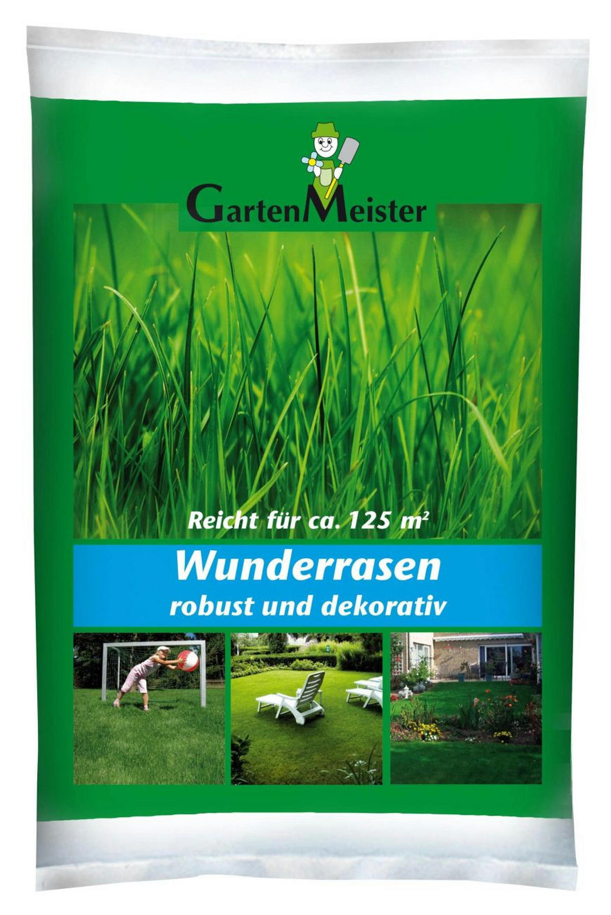 RASENDÜNGER "Wunder Rasen", 2,5 kg - Grün, Kunststoff (20/4/10cm) - Westfalia