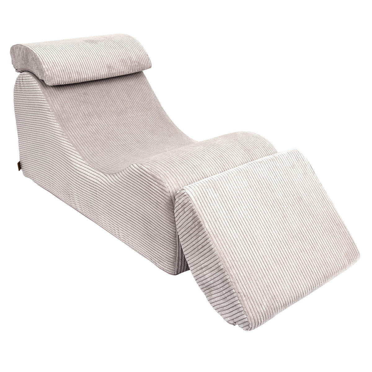 WELLENLIEGE aus Schaumstoff für Kinder, Aesthetic, Ecru - Ecru, Textil (60/55/120cm) - MeowBaby