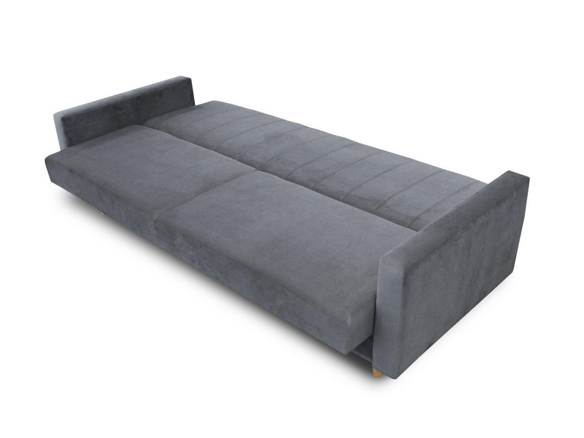 SCHLAFSOFA Sara - Beige, Holz/Textil (214/86/90cm) - Sofnet