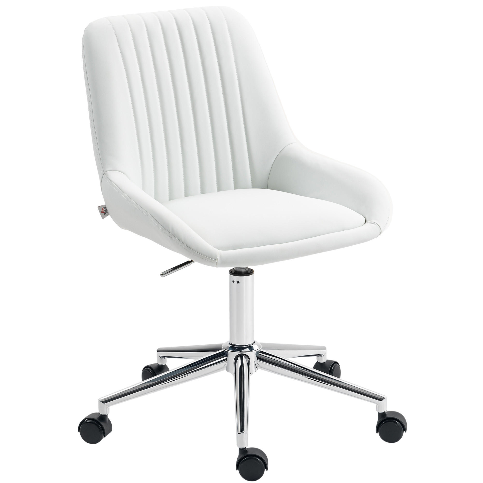 DREHSTUHL DE-11777 52/58/80-90 cm Weiß - Weiß, Metall (52/90/58cm) - ComfortXL