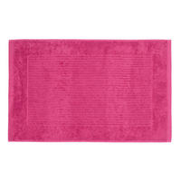 BADEMATTE Imperial 50/80 cm, Baumwolle - Magenta, Textil (50/80cm) - Homescapes