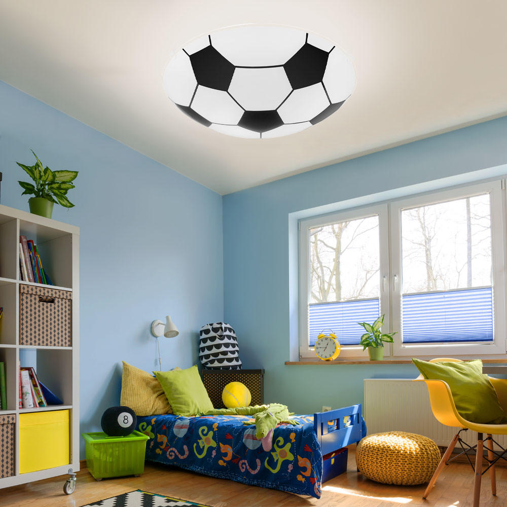 LED DECKENLEUCHTE Glas Weiß - Weiß, Glas (25/25/8cm) - Globo Lighting
