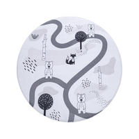 KINDERTEPPICH 80/80 CHICOS 560 - Weiß, Kunststoff (80/80cm) - Paco Home