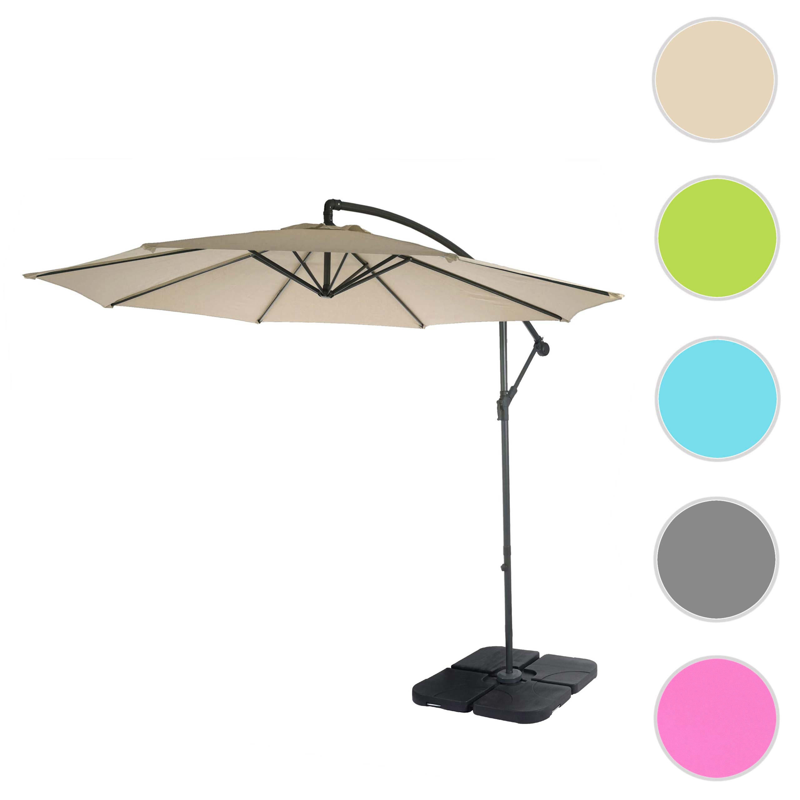 AMPELSCHIRM NEIGBAR Cremeweiß - Weiß, Textil (360/295cm) - MCW
