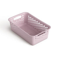 AUFBEWAHRUNGSKORB Rosa 25x16 cm - 1er Pack - Rosa, Kunststoff (16/8/25cm) - ProHome