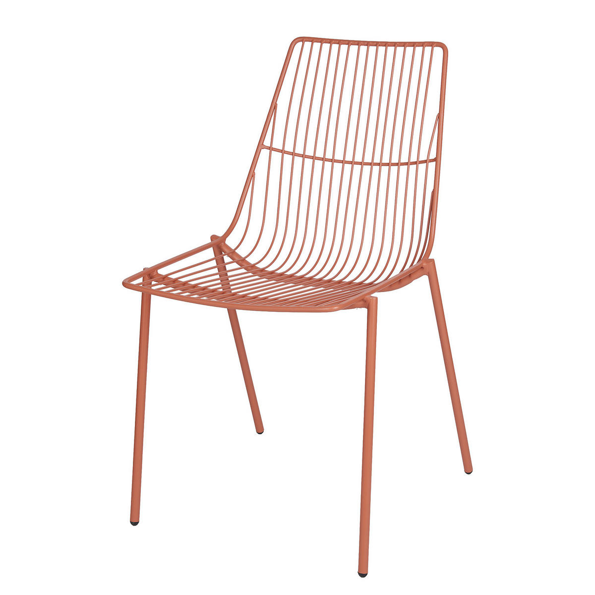 STAPELSTUHL (2er-Set) Jill - Rot, Metall (48/80/55cm) - Butlers