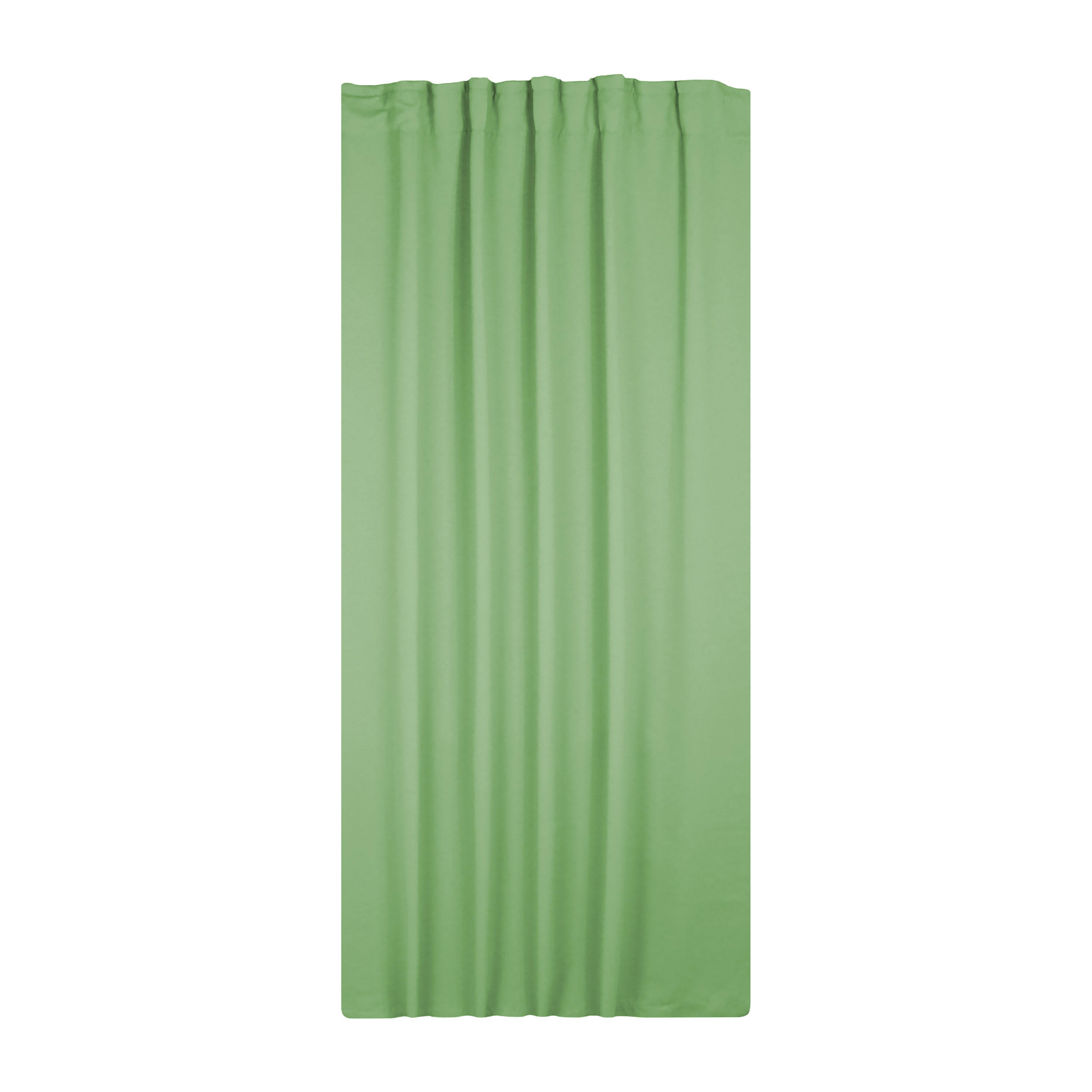 VERDUNKELUNGSVORHANG Kräuselband 140/245 cm Grün - Grün, Textil (140/245cm) - TiborTex