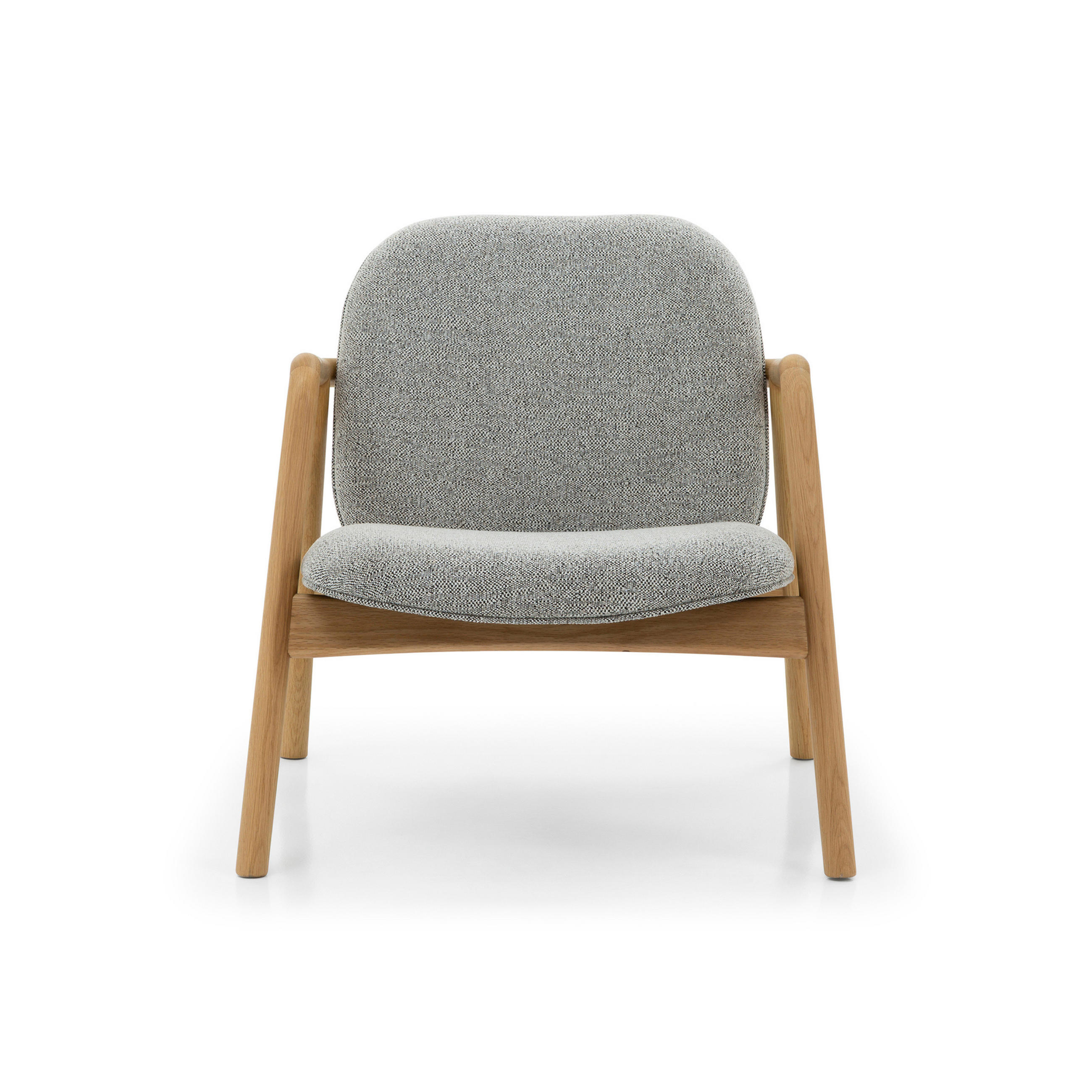 SESSEL Theo, Natur Massiveiche - Grau, Holz (76/78/77cm) - WOODEK