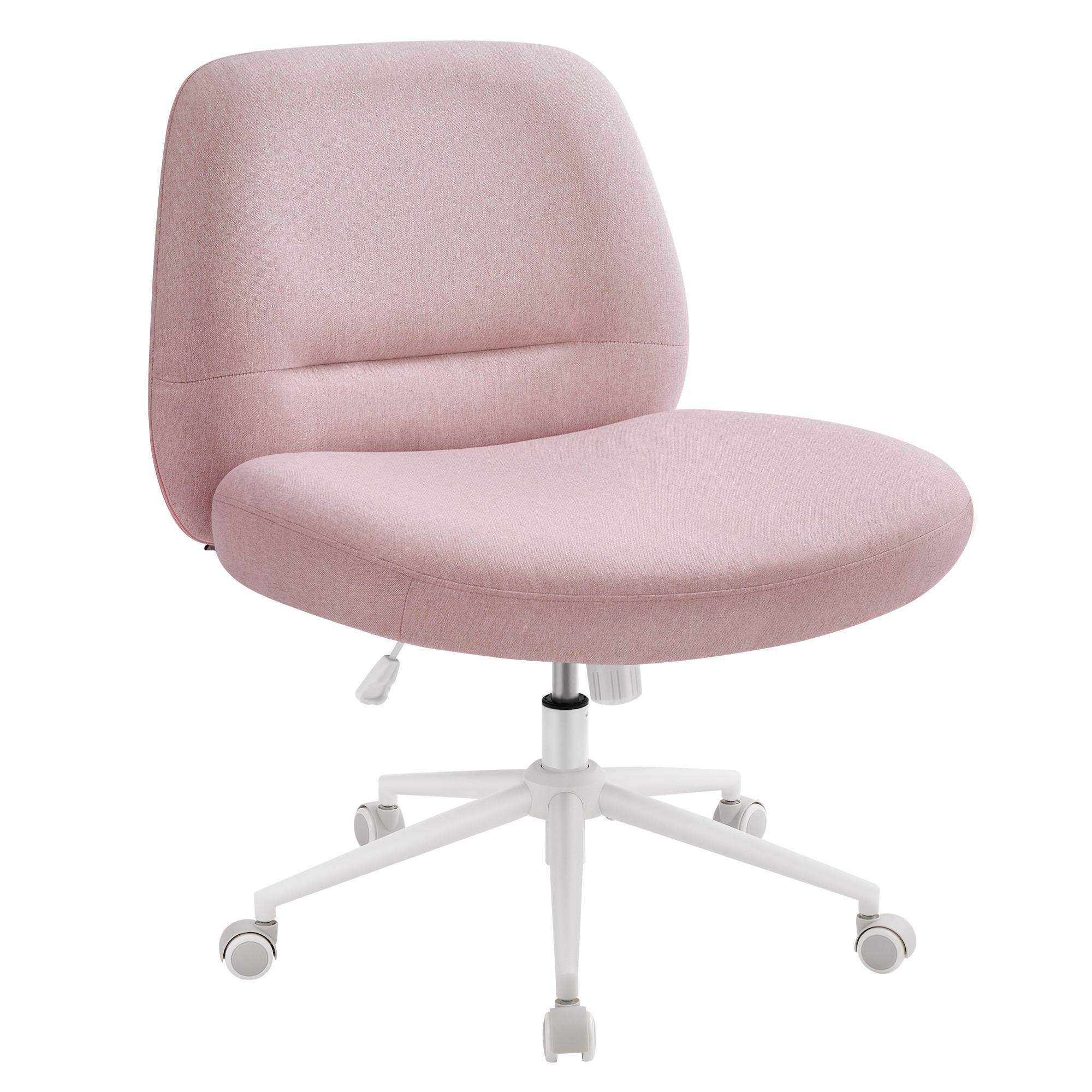 BÜRODREHSTUHL Laela - Hellrosa, Metall (63/78/69cm) - SONGMICS HOME