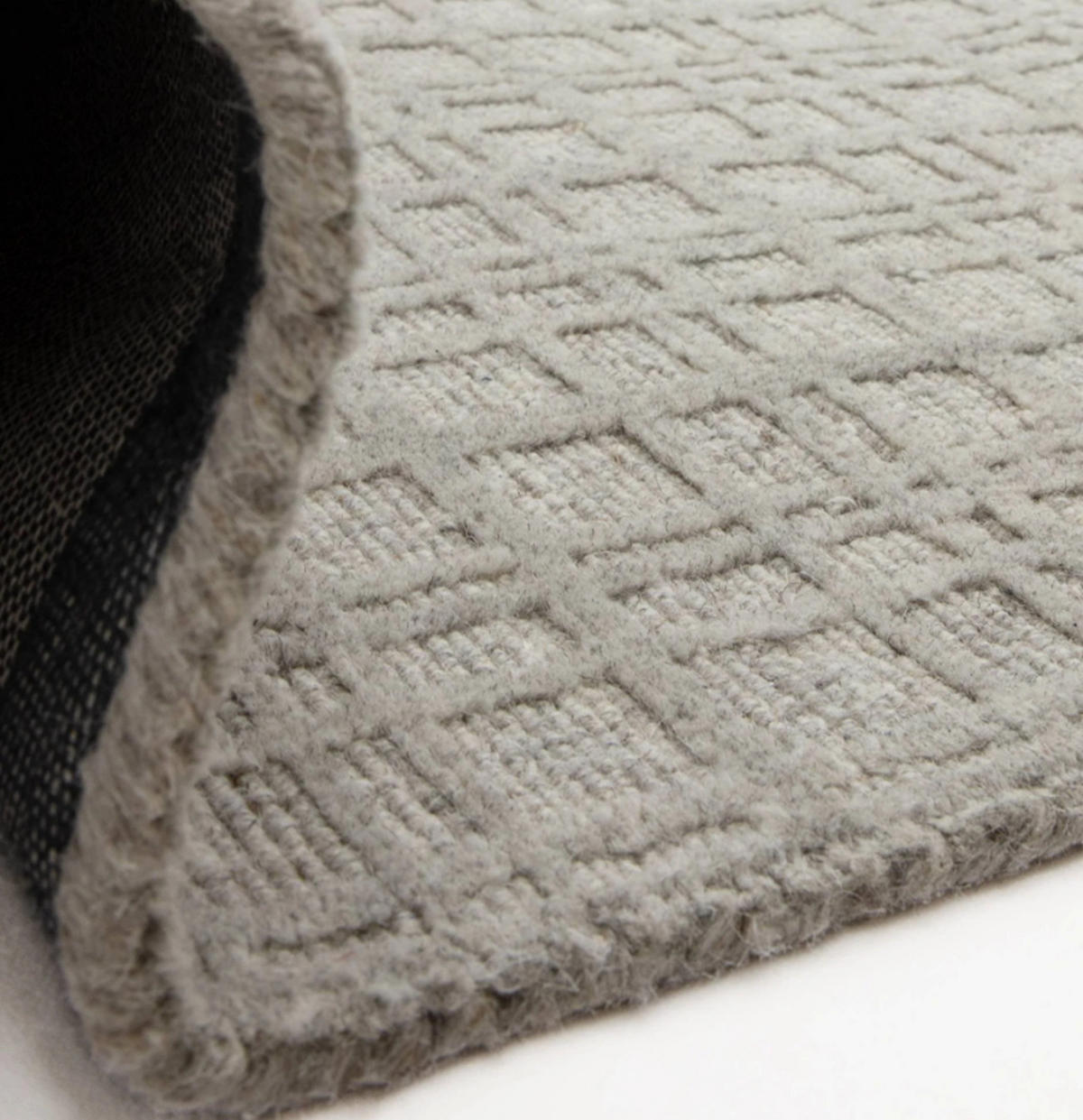 TEPPICH handgewebt Naturfaser HATCHY Grau 160 x 230 cm - Hellgrau, Naturmaterialien (160/230cm) - Novatrend