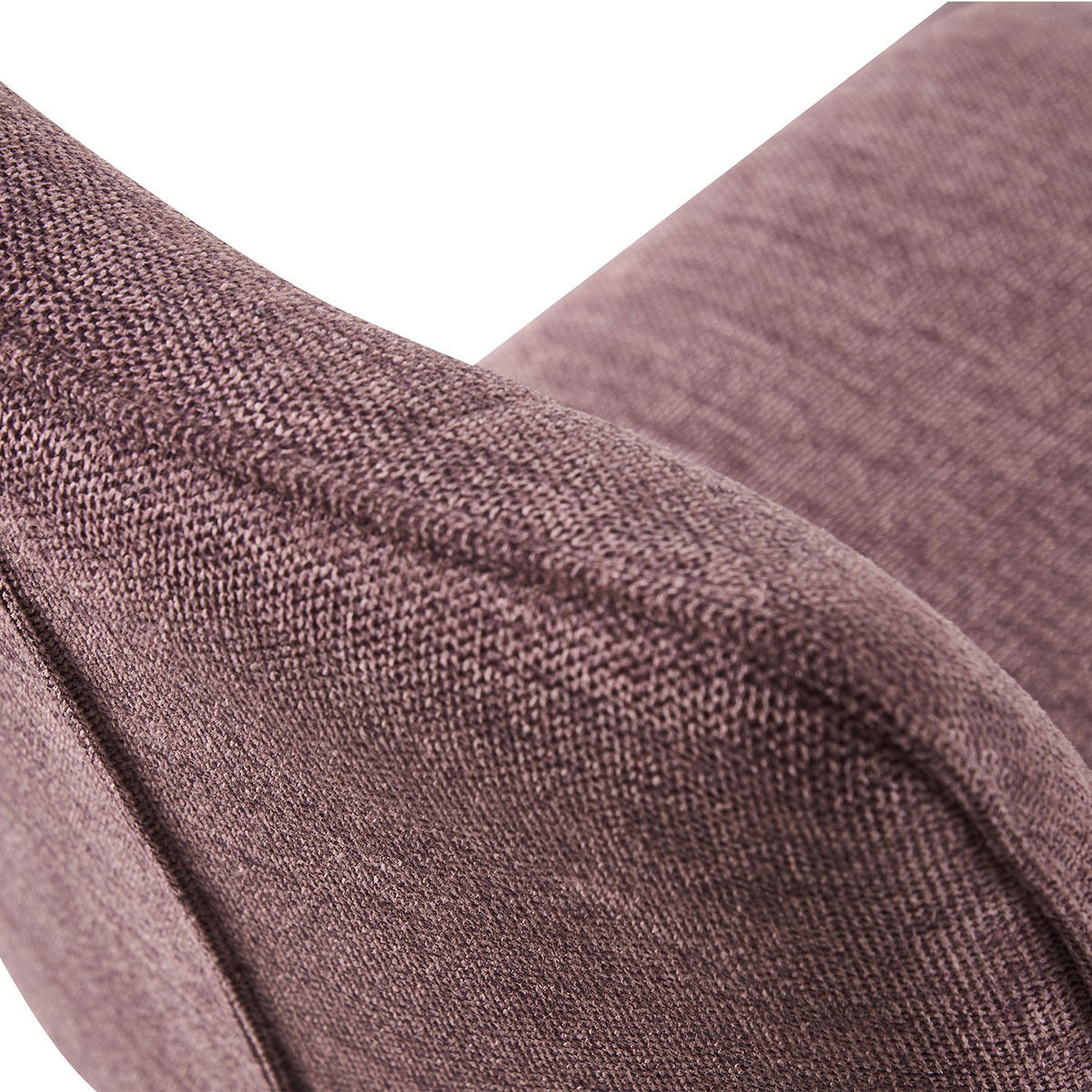 STUHL NELE Merlot 2 Stück - Rot, Textil/Metall (46/85/60cm) - B&D Home