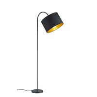 STEHLAMPE HOSTEL - Schwarz - 0/0/156 cm - Schwarz, Metall (35/35/156cm) - Trio Leuchten