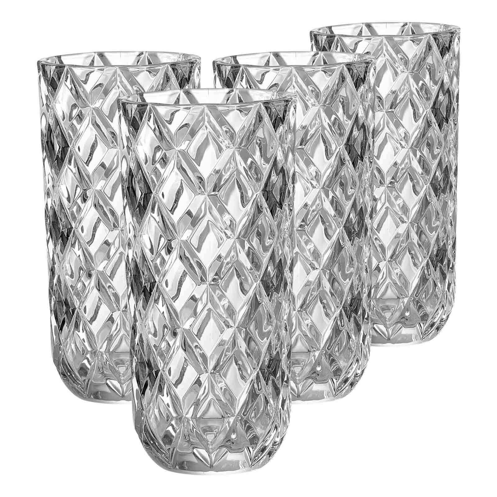 VASEN Luca transparent 19,5 cm 4er Set - Transparent, Glas (19.5cm) - Ritzenhoff Breker