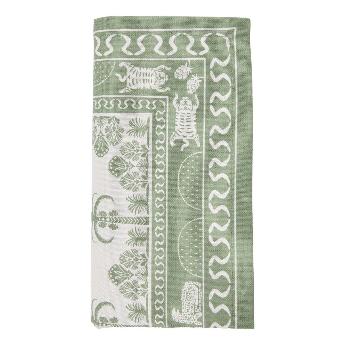 SERVIETTE (6er-Set) Monteverde 42x42 cm - Grün, Textil (42/42cm) - Butlers