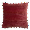 KISSEN Gastounet tomette 45 x 45 cm - Rot, Textil (45/45cm) - Vivaraise