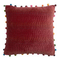 KISSEN Gastounet tomette 45 x 45 cm - Rot, Textil (45/45cm) - Vivaraise