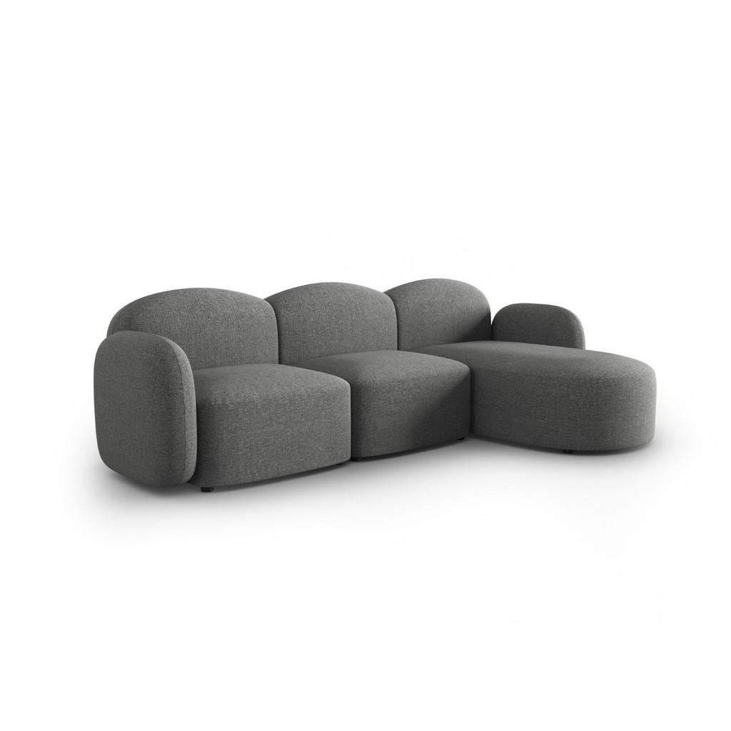 Thumbnail - Micadoni Ecksofa, Dunkelgrau, Textil, 4-Sitzer, L-Form, 272x155 cm, Hergestellt in Europa, Oeko-Tex®, Wohnzimmer, Sofas ...