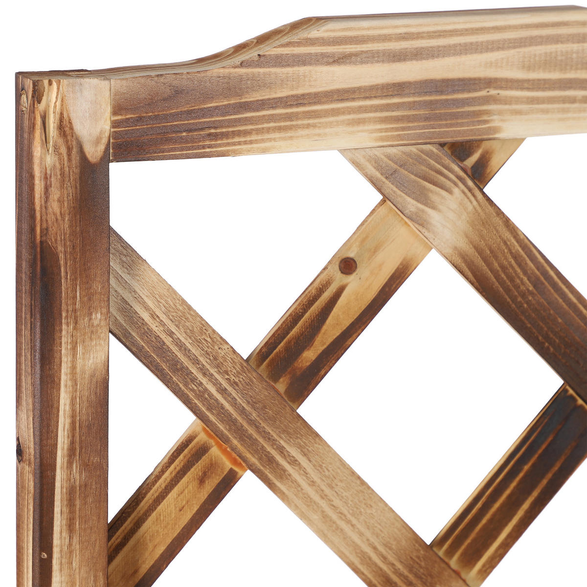 RANKKASTEN - Hellbraun, Holz (36/90/36cm) - Relaxdays